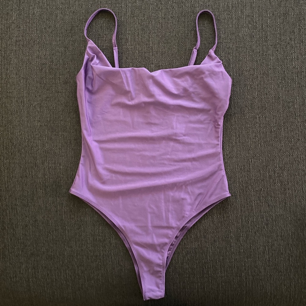 Forever 21 lavender bodysuit